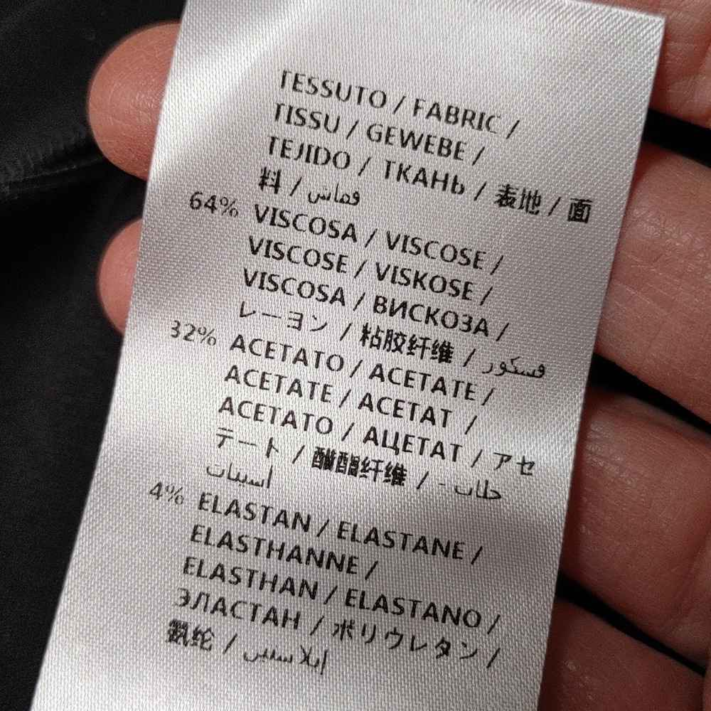 Stella McCartney Black Flare Knit Skirt. sz 42 - Picture 9 of 12